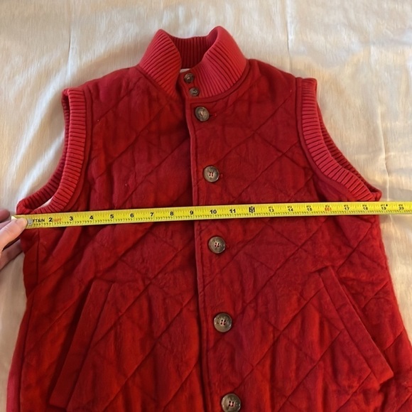 Loro Piana Men’s 100% Cashmere Vest in Red - Picture 11 of 16